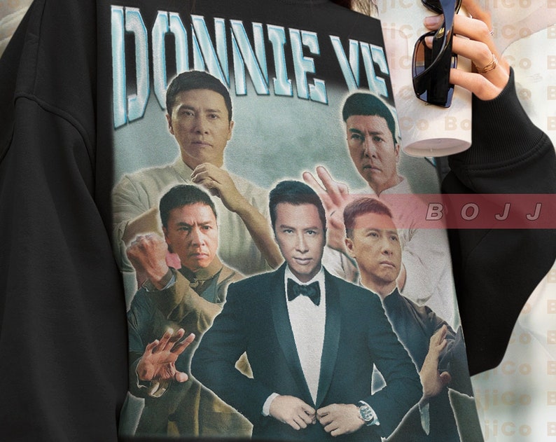 Vintage Donnie Yen Sweatshirt, Hong Kong Actor Wushu Fan Sweater - Image 2
