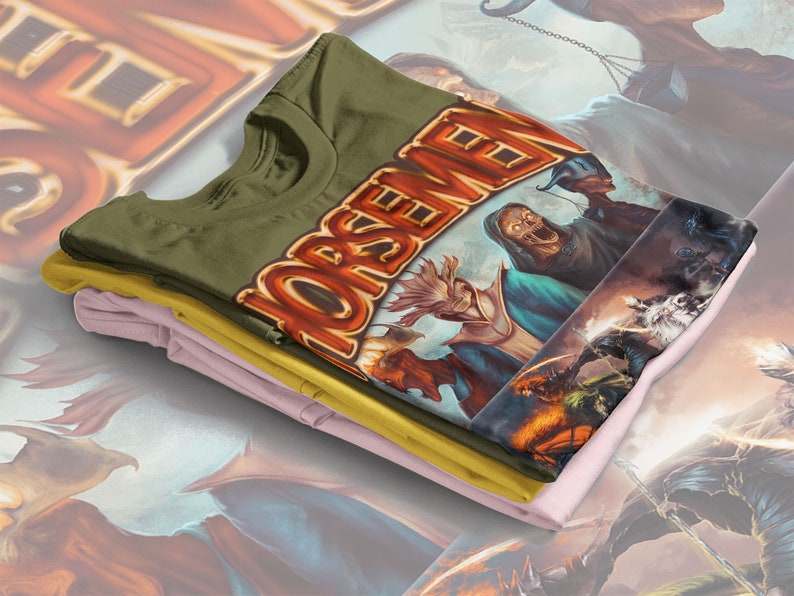 Vintage Four Horsemen Tee - Famous Horsemen of Apocalypse, Great Gift for Fans of the End Times and Prophecy - Image 4