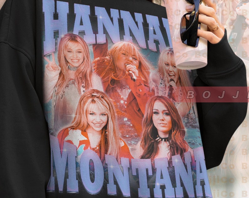 Vintage HANNAH MONTANA Sweatshirt, Hip Hop Rap sweater with Hannah Montana Fans Gift and Gift for Fans quote - Image 2