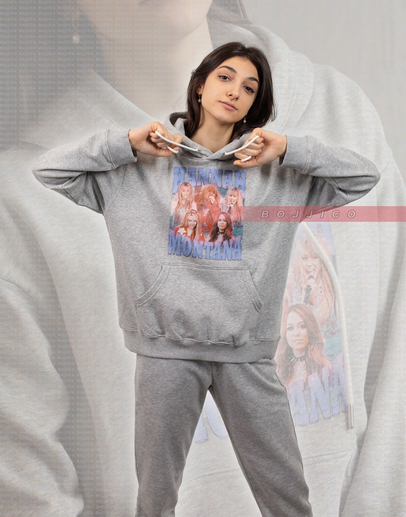 Vintage HANNAH MONTANA Sweatshirt, Hip Hop Rap sweater with Hannah Montana Fans Gift and Gift for Fans quote - Image 4