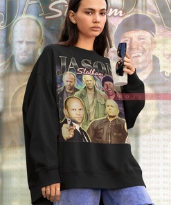 Vintage Jason Statham Sweatshirt, Homage T-Shirt, Fan Merchandise for Statham Enthusiasts