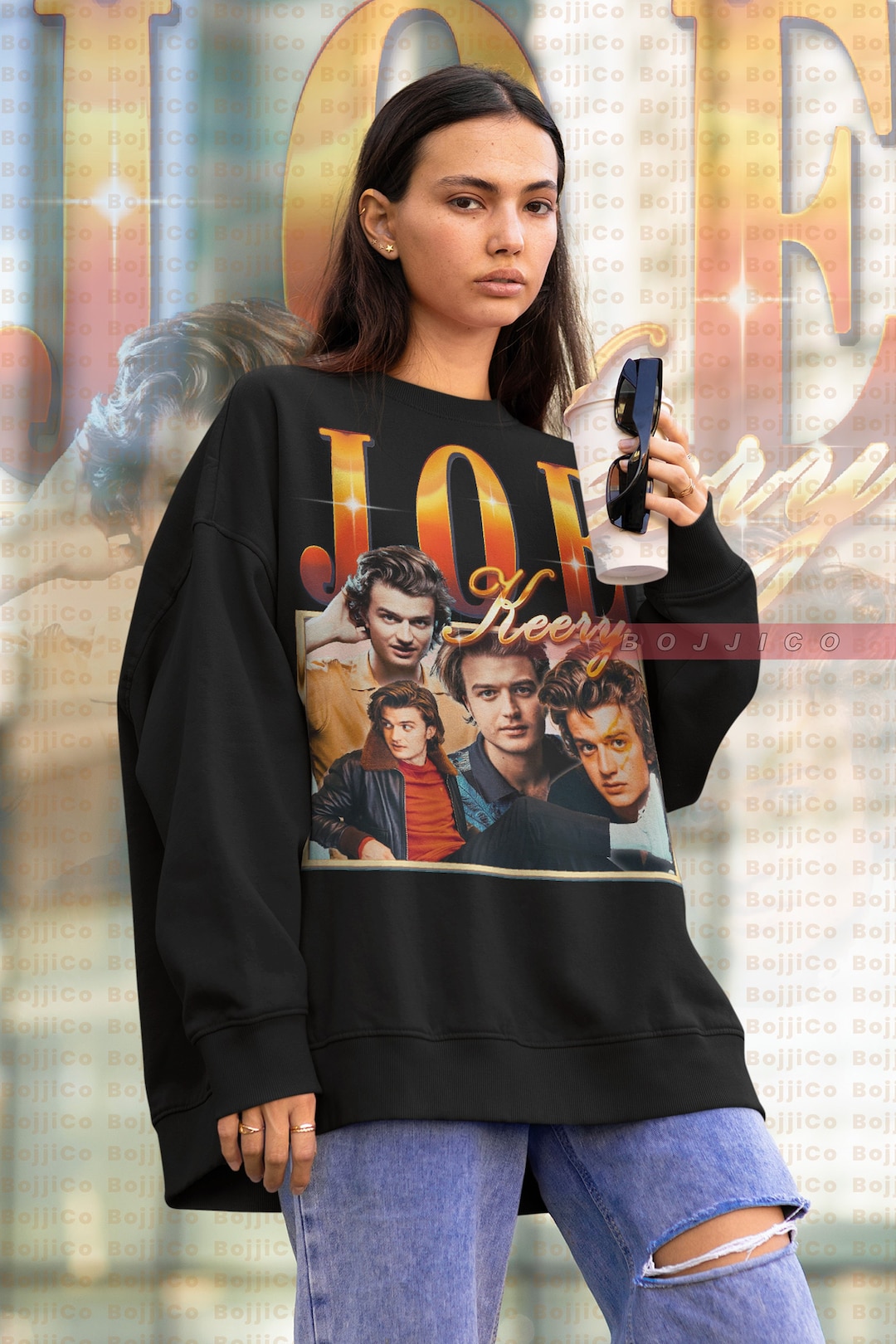 Vintage Joe Keery Sweatshirt - Actor Tee for Fans of Free Guy and Spree