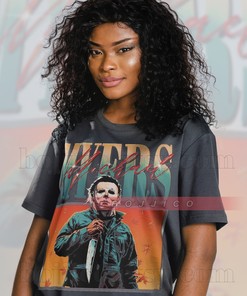 Vintage Michael Myers Thriller Tee, Friday the 13th Horror Movie Shirt, Halloween Fan Gift