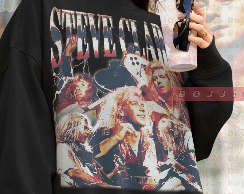 Vintage Steve Clark Sweatshirt - Homage to Joe Elliot and Leppard - Image 2
