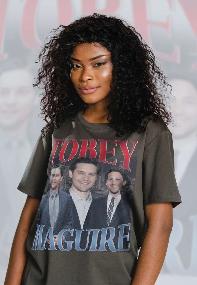 Vintage Tobey Maguire Shirt - Kinngg Homage Tee - Spiderman Fan Apparel