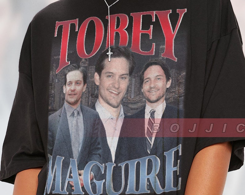 Vintage Tobey Maguire Shirt - Kinngg Homage Tee - Spiderman Fan Apparel - Image 2