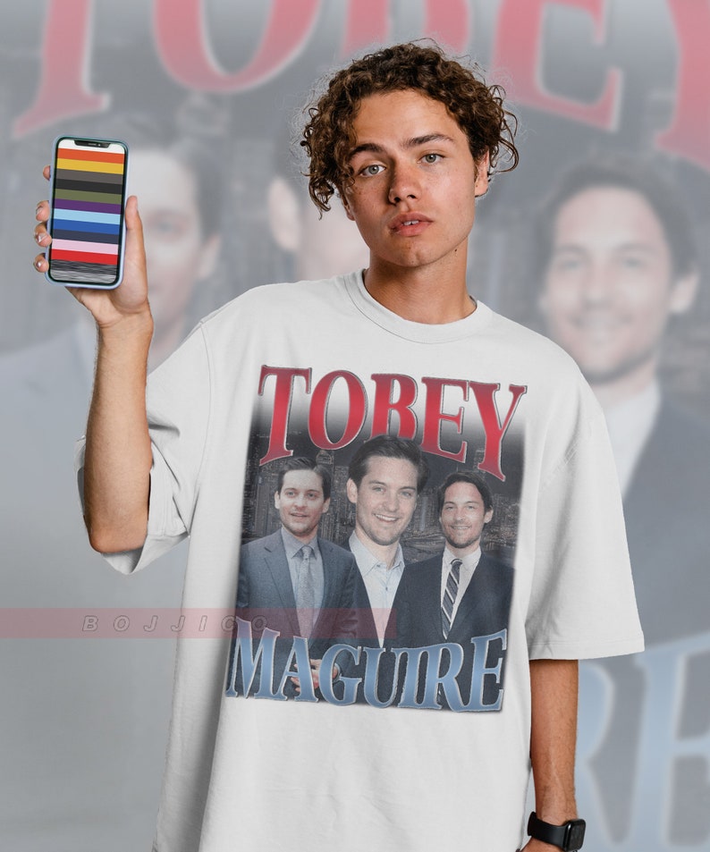 Vintage Tobey Maguire Shirt - Kinngg Homage Tee - Spiderman Fan Apparel - Image 3