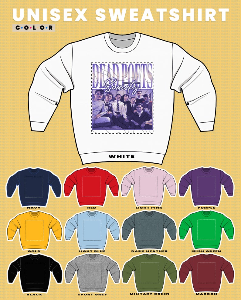 Welton Academia Retro Sweatshirt, Dead Poetts Society Vintage Unisex Sweater for Academics - Image 3
