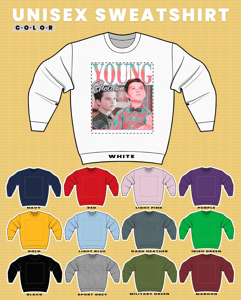 Young Sheldon Fan Homage Sweatshirt - Mary and Missy Cooper Tee - Image 3