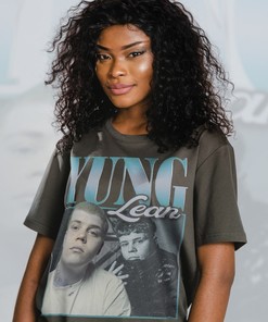 Yung Lean Fan Merch Tee, Swedish Rapper Graphic T-Shirt