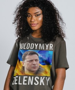 Zelensky Unisex Shirt, Stand with Ukraine Fan Tee