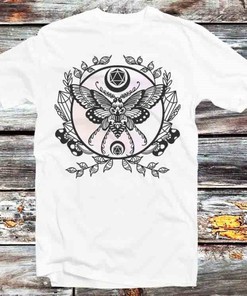 20-Sided Dice Dungeon Masters RPG Pink Moth Shirt - Anime Gift for Gamers