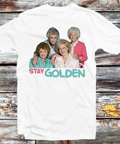 80s Water Paint Golden Girls Squad T-Shirt - Vintage Retro Women's Anime Tee