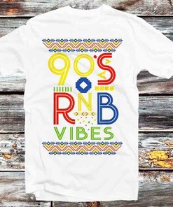 90s RnB Vibes Throwback Graphic Tee - Retro Gift for Anime Lovers and Fans