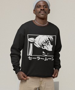 90s Sailor Moon Heavy Blend Sweatshirt: Otaku Aesthetic Unisex Shirt - Gift for Manga Lovers