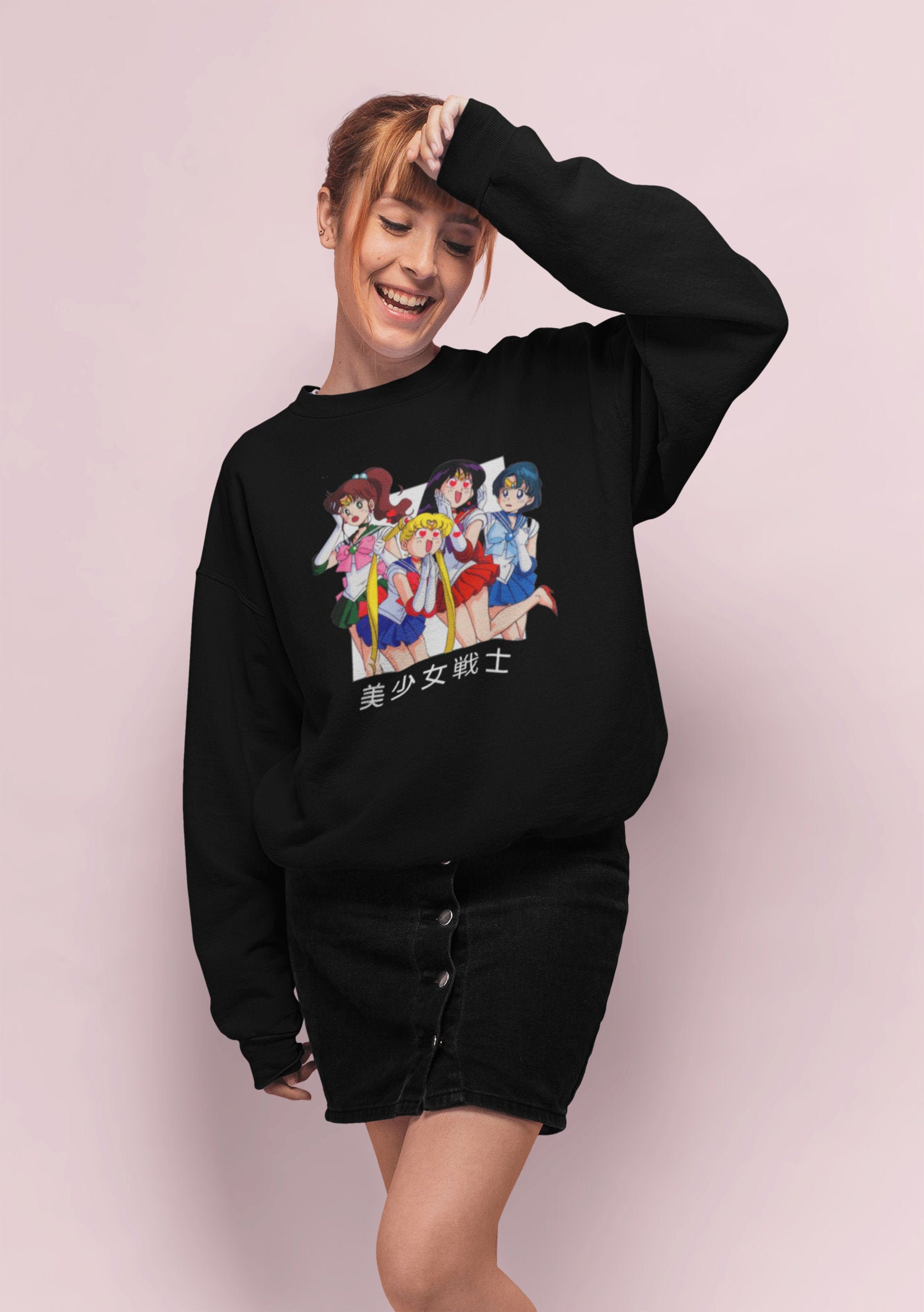 90s Sailor Moon Tee and Pretty Guardian Hoodie for Fans