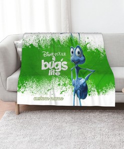 A Bug's Life Personalized Quilt Blanket Set - Great for Sofa Blanket, Bedroom Decor, Family Gifts