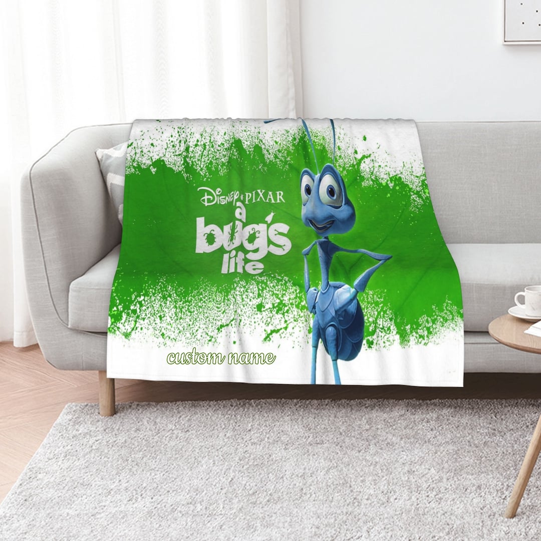 A Bug's Life Personalized Quilt Blanket Set - Great for Sofa Blanket, Bedroom Decor, Family Gifts