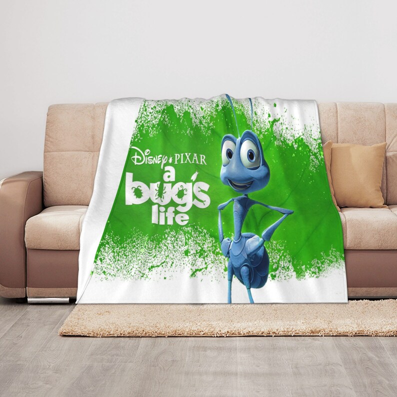 A Bug's Life Personalized Quilt Blanket Set - Great for Sofa Blanket, Bedroom Decor, Family Gifts - Image 3