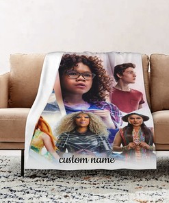 A Wrinkle In Time Quilt Blanket Set with Custom Name - Ideal for Home Decoration & Sofa