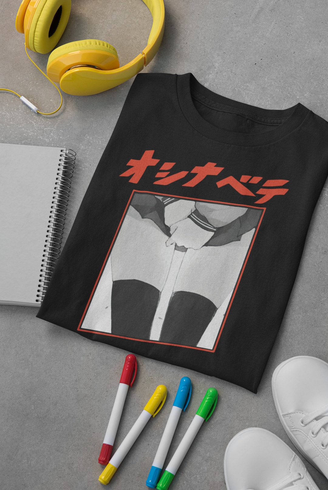 Adorable Yet Sexy Anime School Girl Style Waifu Unisex Shirt - Perfect for Fans