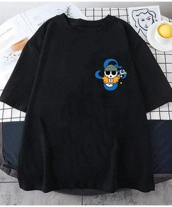 Aesthetic Anime Cotton Tee: Unisex Japanese Manga Shirt, Kawaii Graphic Tee