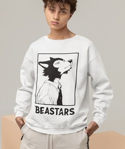 Aesthetic Anime Sweatshirt - Beastars Legosi Haru Hoodie for Furry Lovers