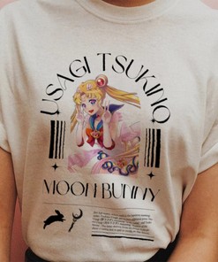 Aesthetic Anime Tshirt - Unisex Sailor Moon Kawaii Tee, Gift for Manga Lovers