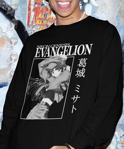 Aesthetic Design and Famous Characters in Unisex Evangelion Shirt