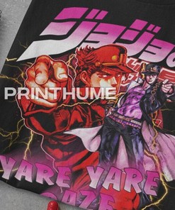 Aesthetic Manga T-Shirt with Cartoon Portrait Drawing Shirt and Anime Clothing Tee (Gift for Anime Lovers)
