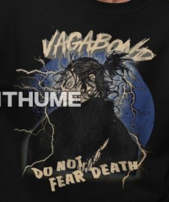 Aesthetic Vagabond Sweatshirt with Musashi Miyamoto Manga Shirt and Japanese Anime Hoodie (Gift for Anime Lovers)