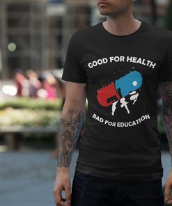 Akira Good for Health T-Shirt - The Black Stones Japanese Anime Tee