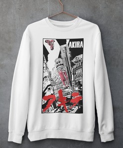 Akira T-Shirt - Tetsuo Design Anime Tee with Good for Health Bad for Education Quote