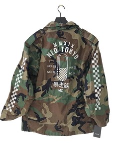 Akira and Camo Design in Anime HOodie for Men