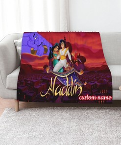 Aladdin Quilt Bedding Set Blanket - Personalized with Custom Name