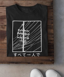 All Alone Sweatshirt - Japanese Aesthetic Clothing - Anime Manga Shirt