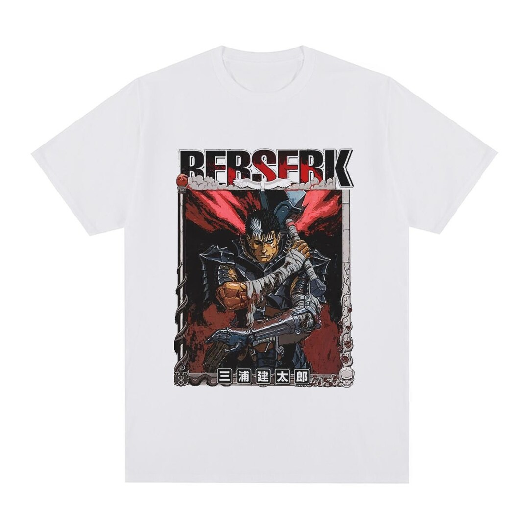 Alternative Fashion Ber Guts Gothic Manga Shirt, Cool Tee for Anime Enthusiasts