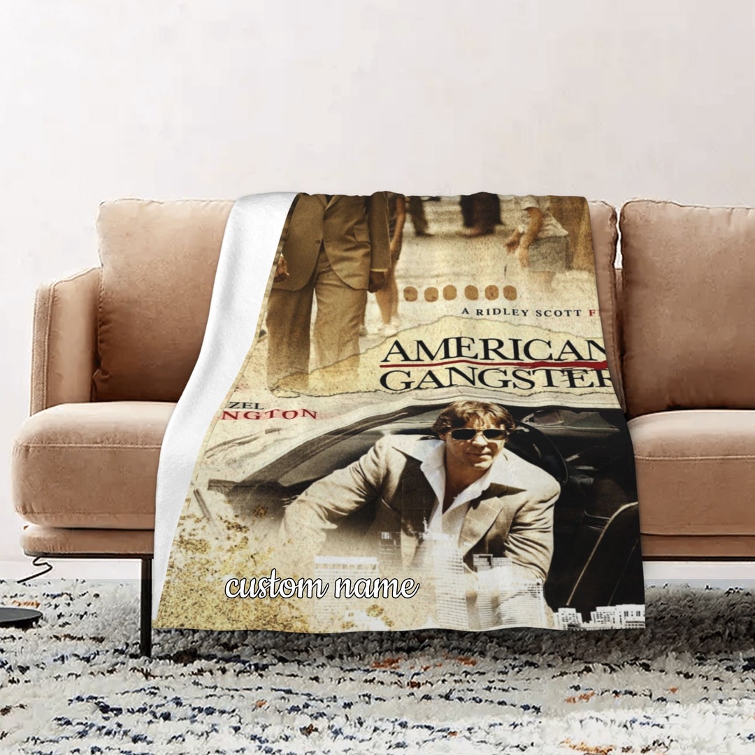 American Gangster Personalized Quilt Blanket for Home Decoration and Sofa