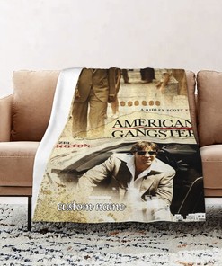 American Gangster Personalized Quilt Blanket for Home Decoration and Sofa
