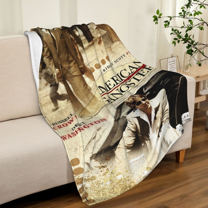 American Gangster Personalized Quilt Blanket for Home Decoration and Sofa - Image 3