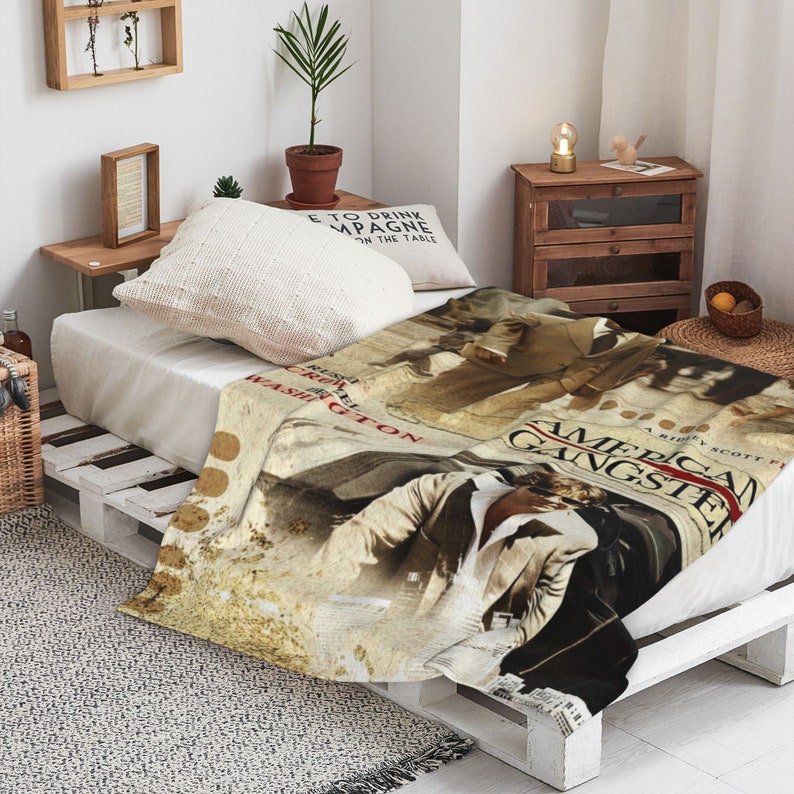 American Gangster Personalized Quilt Blanket for Home Decoration and Sofa - Image 4