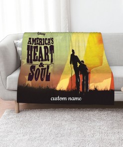 America's Heart & Soul Personalized Quilt Bedding Set Blanket - Great Gifts for Family and Home Decoration