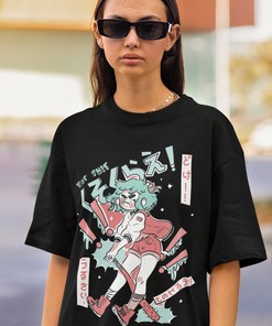Angry Girl Kawaii Unisex T-Shirt - Weeaboo Hoodie Gift - Don't Give a F*ck Anime Lovers