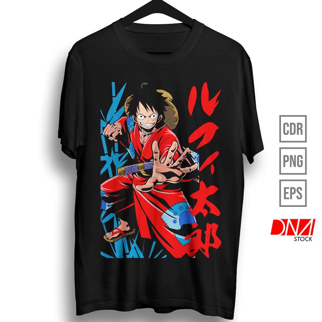 Anime CDR EPS PNG - Get Your Favorite Anime with a Wide Range of Design Options for Shirt
