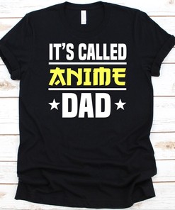 Anime Dad T-Shirt, Perfect Father's Day Gift for Japanese Animation Fans and Manga Readers, Ideal for Anime Lovers