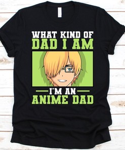 Anime Dad T-Shirt - Perfect Father's Day Gift for Manga Readers and Japanimation Lovers, Japanese Cartoon Graphic Included
