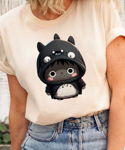 Anime Fans Japanese Devil Mask Shirt - Tee with Cool Aesthetic