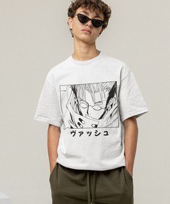 Anime Graphic Tee for Manga Lovers - Unisex Otaku Ropa Shirt for Anime Lovers, Clothing Merchandise with Unique Graphic Tee