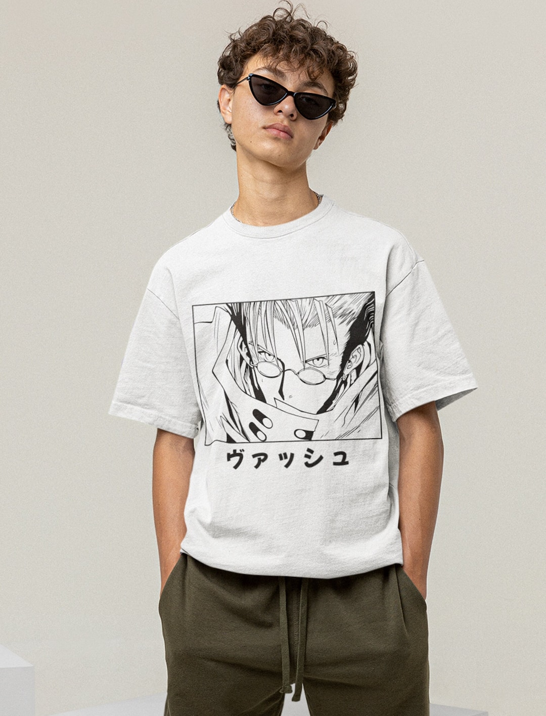 Anime Graphic Tee for Manga Lovers - Unisex Otaku Ropa Shirt for Anime Lovers, Clothing Merchandise with Unique Graphic Tee
