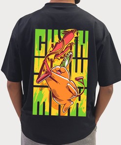 Anime Graphic Tee with Powerful Design: Perfect Gift for Him/Her
